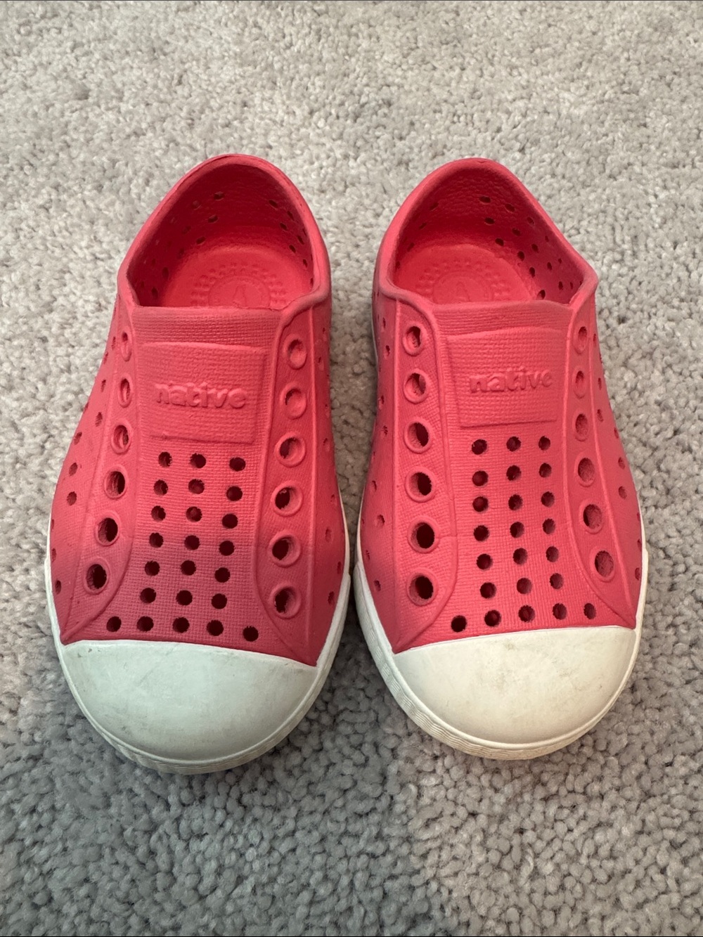 Native Kids Slip-On Jefferson Shoes in Pink - Toddler C6